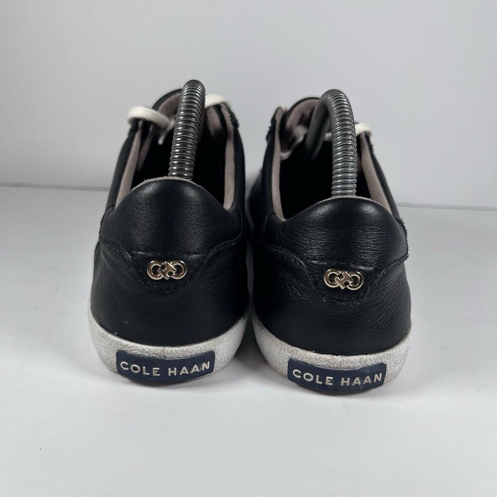 Cole Haan Trafton Club Court II Low Lace Up Black Leather Shoes Women's 9 - Picture 4 of 8